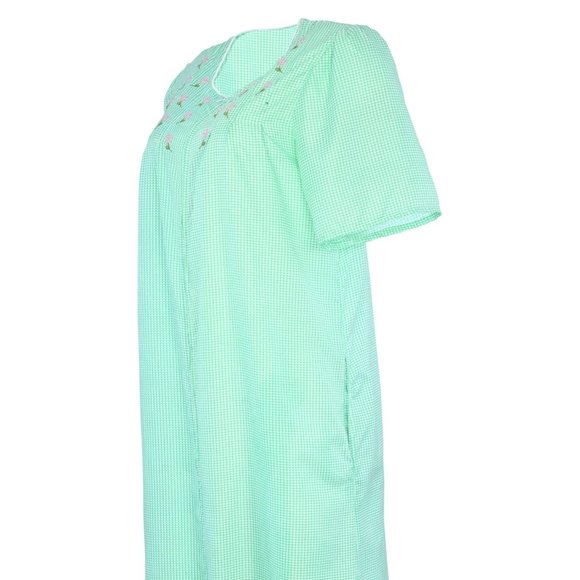 House Dresses for Women with Pockets - Lightweight Breathable Short Sleeve Comfy - Picture 3 of 4